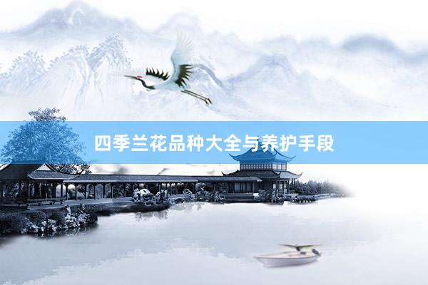 四季兰花品种大全与养护手段